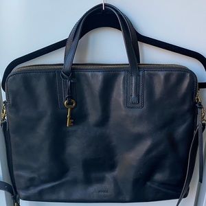 Fossil Black Laptop Bag
